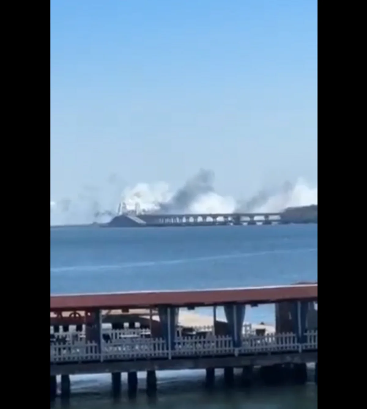 Traffic restored on Crimean Bridge