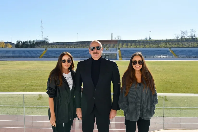 Azerbaijani president views conditions created at Guba Olympic Sports Complex after renovation 