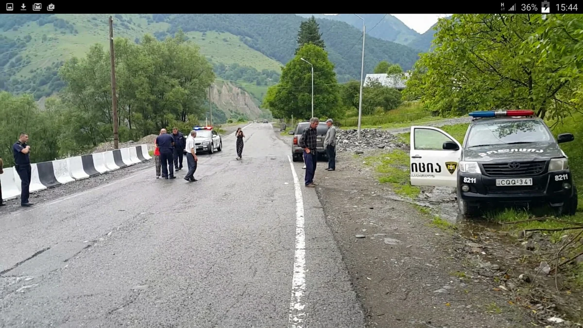 В Грузии из-за столкновения двух микроавтобусов пострадали 19 человек