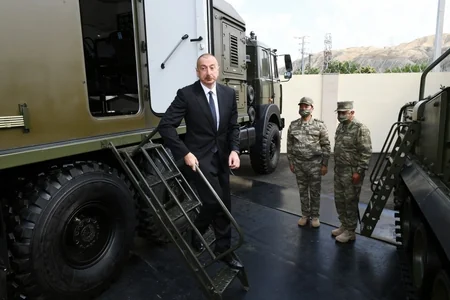 Prezident İlham Əliyev N saylı hərbi hissənin açılışında iştirak edib - YENİLƏNİB