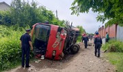 Rusiyanın Xabarovsk şəhərində 12 uşaq avtobus qəzasında yaralanıb