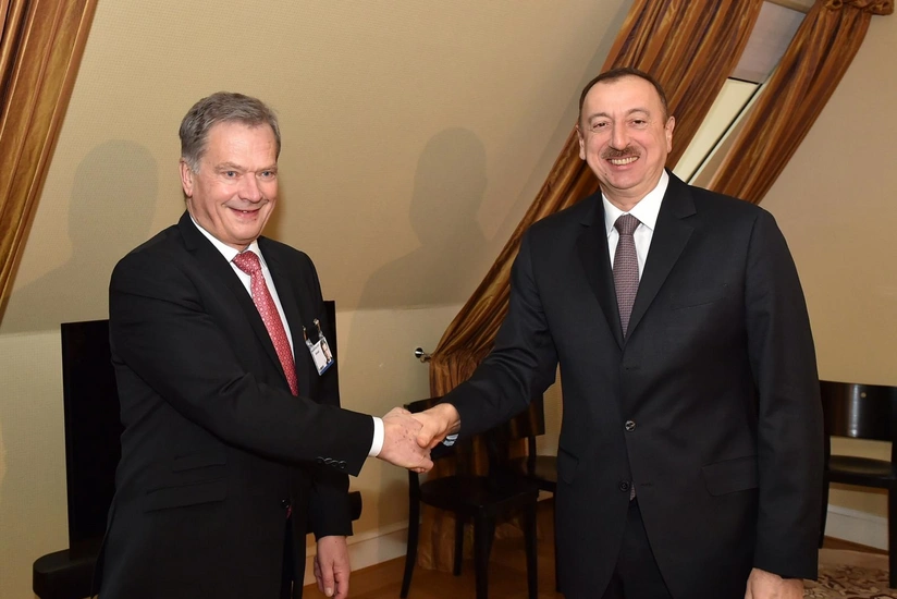 President of Finland congratulates Ilham Aliyev