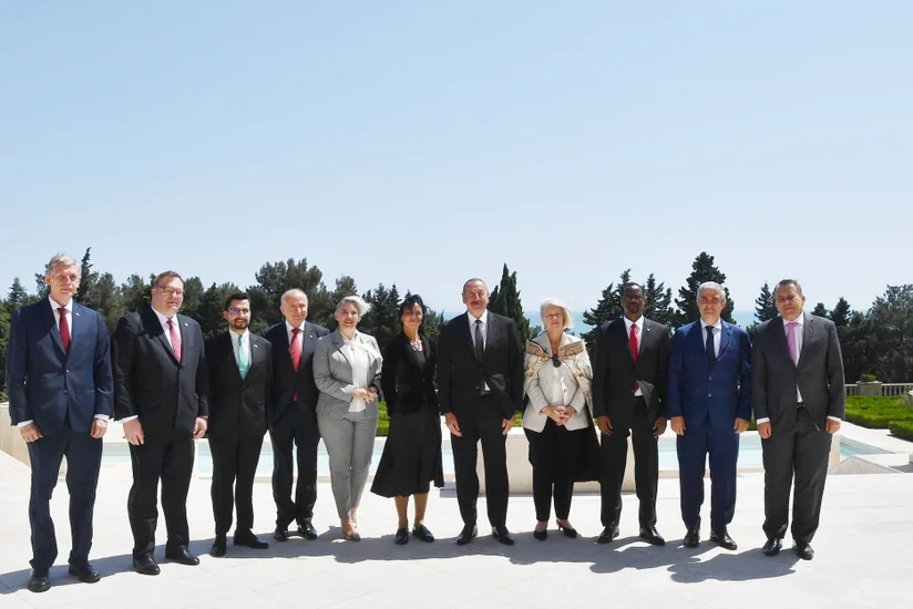Ilham Aliyev receives credentials of incoming non-resident ambassadors of ten countries to Azerbaijan