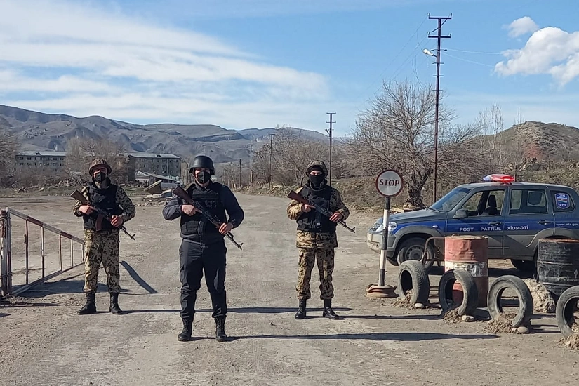 Gubadli police find weapons abandoned by retreating Armenians