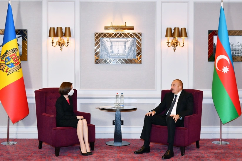 Presidents of Azerbaijan, Moldova meet in Brussels