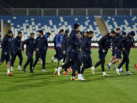 Azərbaycan yığması Kosovo ilə oyunöncəsi son məşqinə çıxıb