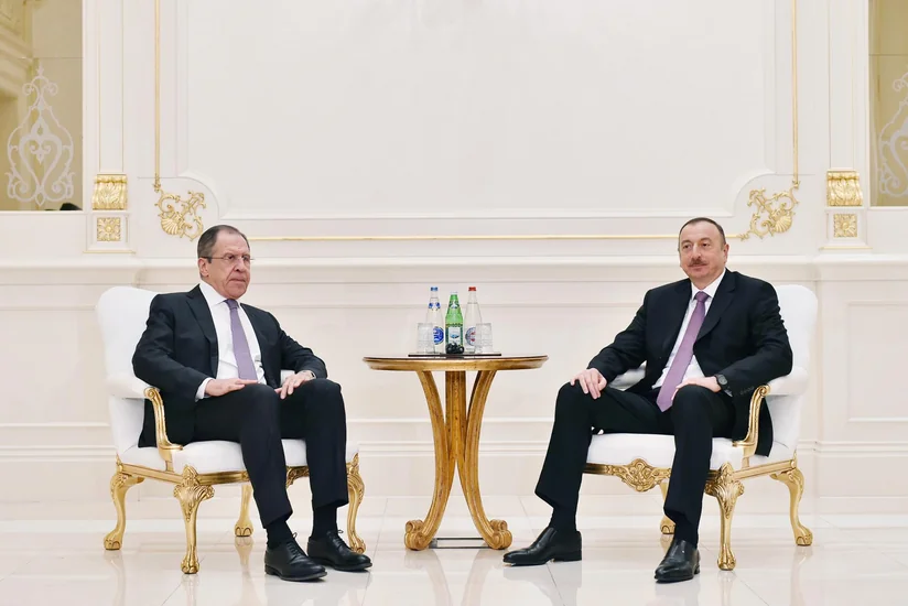 Meeting between Azerbaijani President, Russian FM kicks off