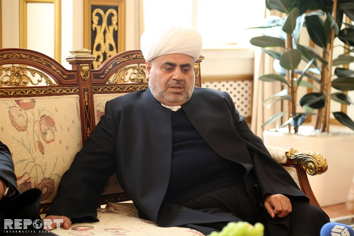Allahşükür Paşazadə Qurban Bayramı münasibətilə Azərbaycan xalqını təbrik edib