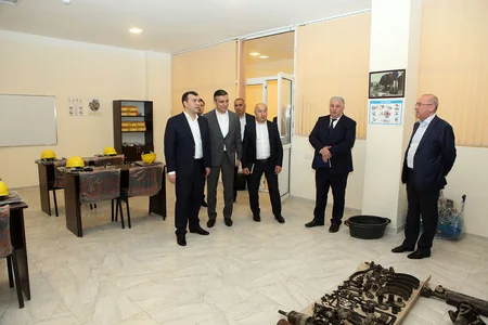 Sosial müdafiə naziri Gəncədə yaradılan Regional Peşə Tədrisi Mərkəzində olub