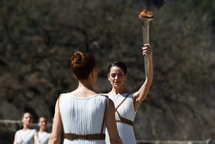Olimpiya məşəlinin estafeti dayandırıldı