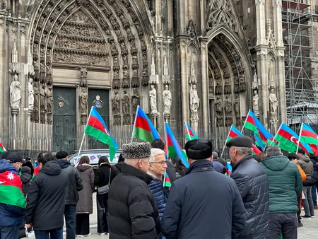 Action to commemorate victims of Khojaly genocide held in Germany