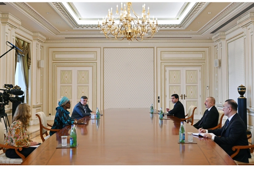 İlham Əliyev BMT-nin İİV üzrə Birgə Proqramının icraçı direktorunu qəbul edib - YENİLƏNİB