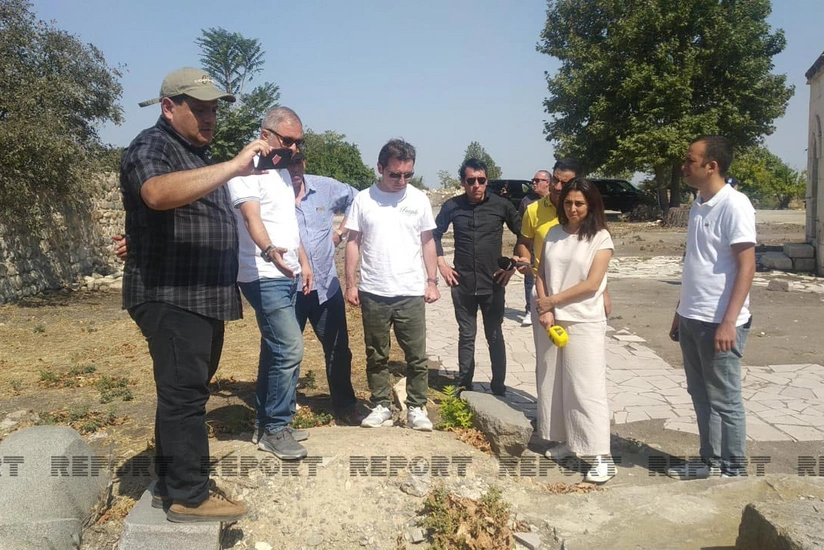 Group of journalists from Latin American countries visits Aghdam