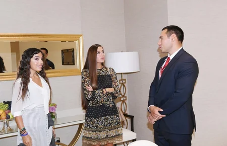 Prezident İlham Əliyev Beynəlxalq Cüdo Federasiyasının rəhbəri ilə görüşüb