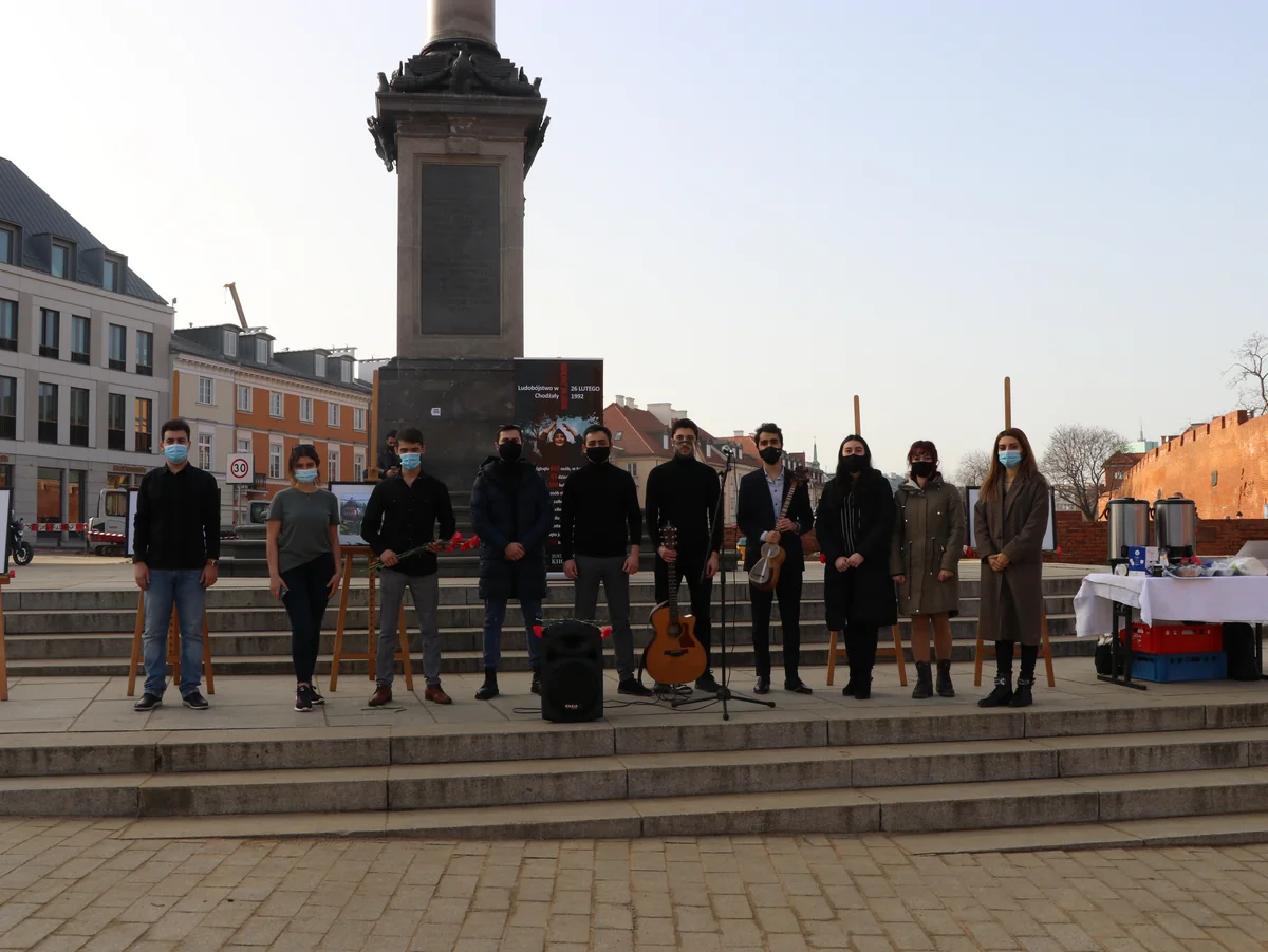 Plac Zamkovy meydanında Xocalıya həsr olunan aksiya təşkil edilib