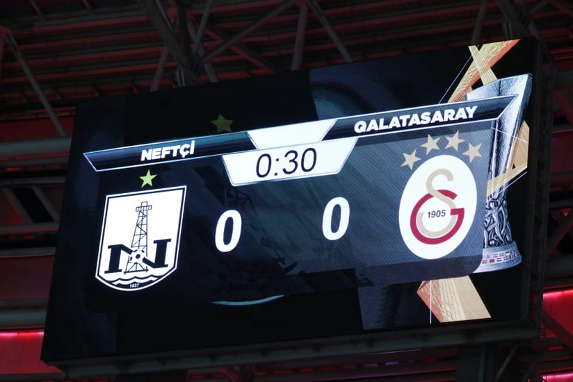 Завершился матч Нефтчи - Галатасарай