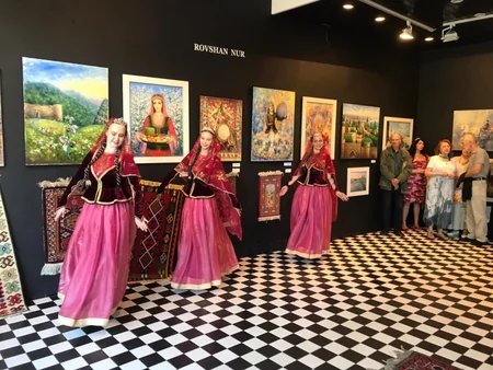 Estoniyada azərbaycanlı rəssamın sərgisi açılıb