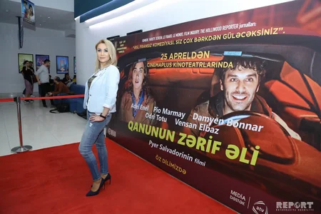 “CinemaPlus”da “Qanunun zərif əli” komediyası nümayiş etdirilib