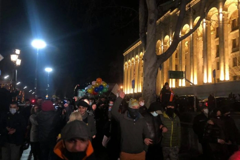 Tbilisidə itaətsizlik yürüşü keçirilir