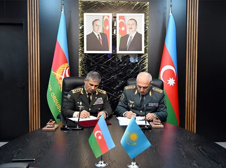 Azerbaijan, Kazakhstan mull military co-op