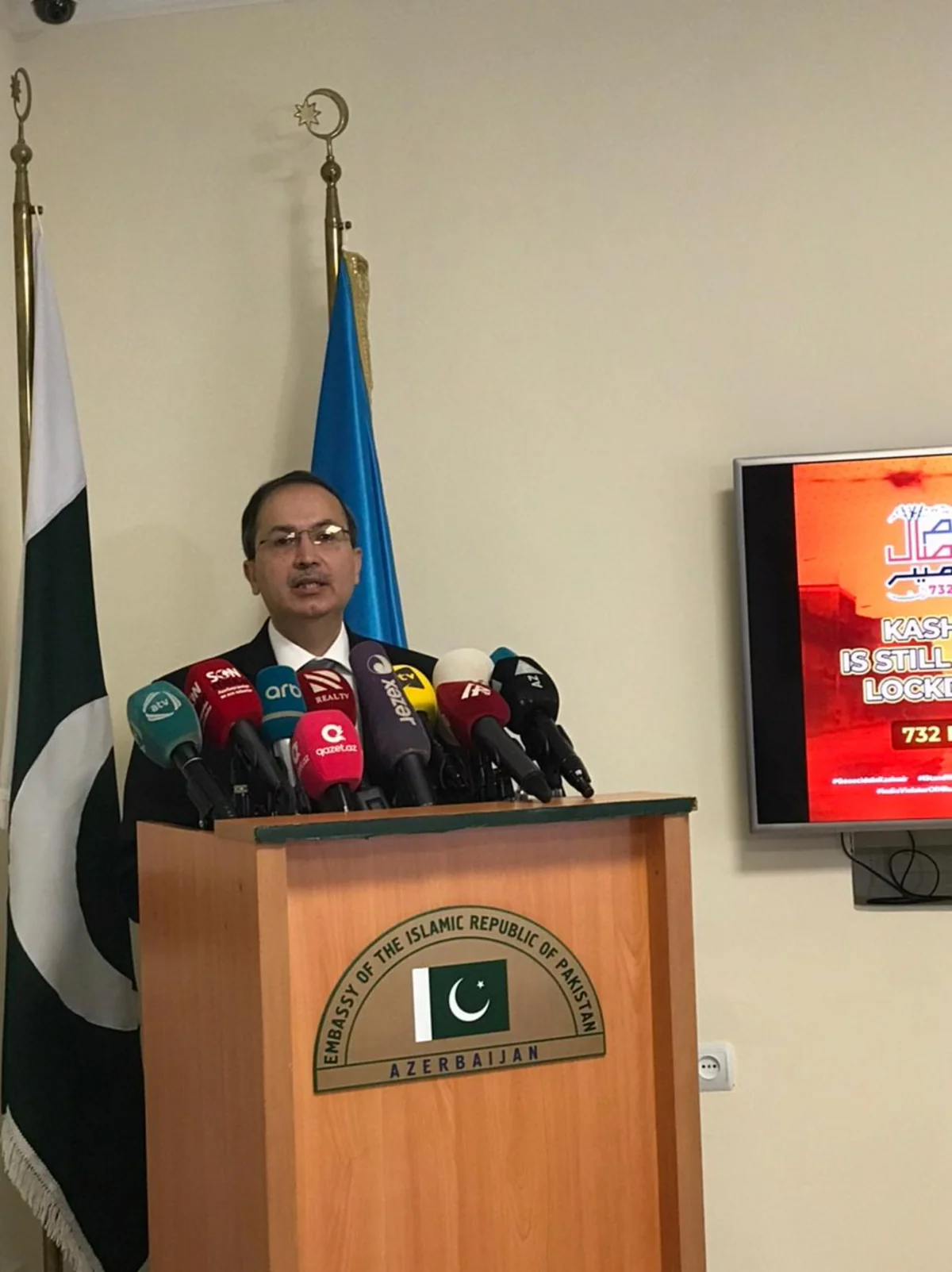 Pakistani envoy: Azerbaijan demonstrates clear position on Kashmir issue