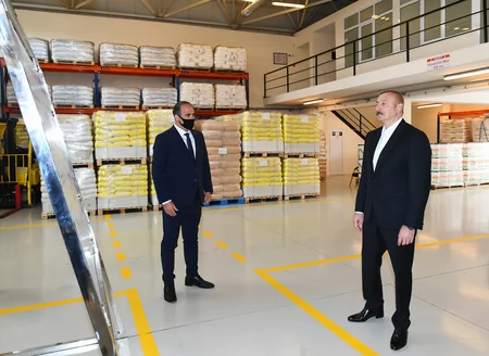 Prezident Hacıqabul Sənaye Məhəlləsinin açılışında iştirak edib - YENİLƏNİB