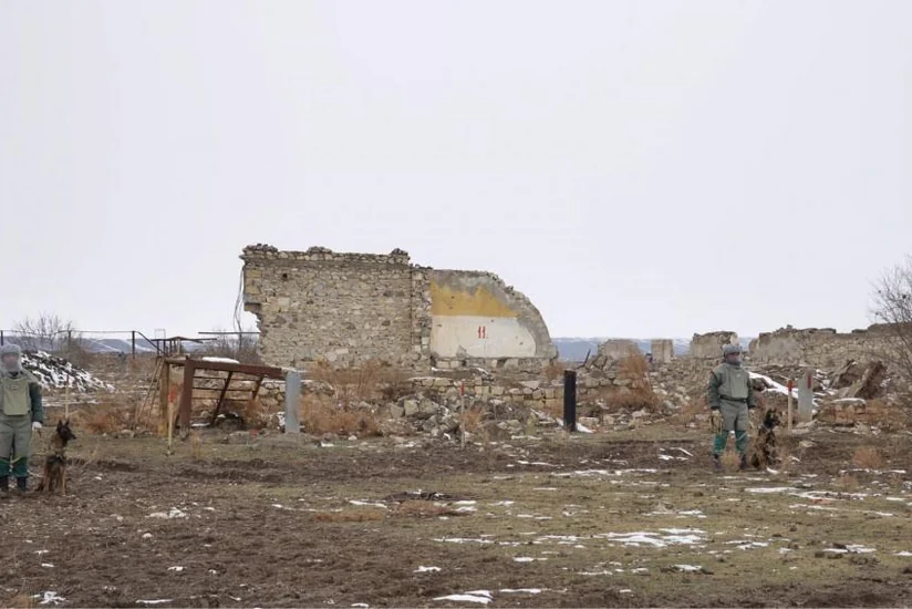 ANAMA: Cocuq Mərcanlıda 13 gündə 5 ədəd partlamamış hərbi sursat aşkarlanıb - FOTO