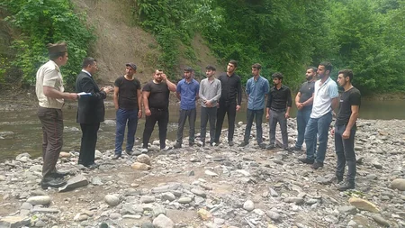 Sel təhlükəli kəndlərdə maarifləndirmə tədbirləri keçirilib