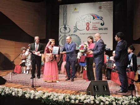 Beynəlxalq Uşaq Muğam Festivalının qalibləri mükafatlandırılıb