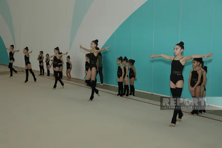Naxçıvan və Zirə bədii gimnastları MGA-da təlim-məşq toplanışında iştirak edirlər