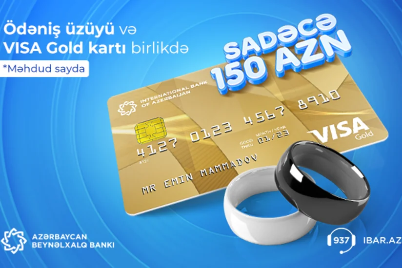 İki dəfə ucuz qiymətə ödəniş üzükləri!