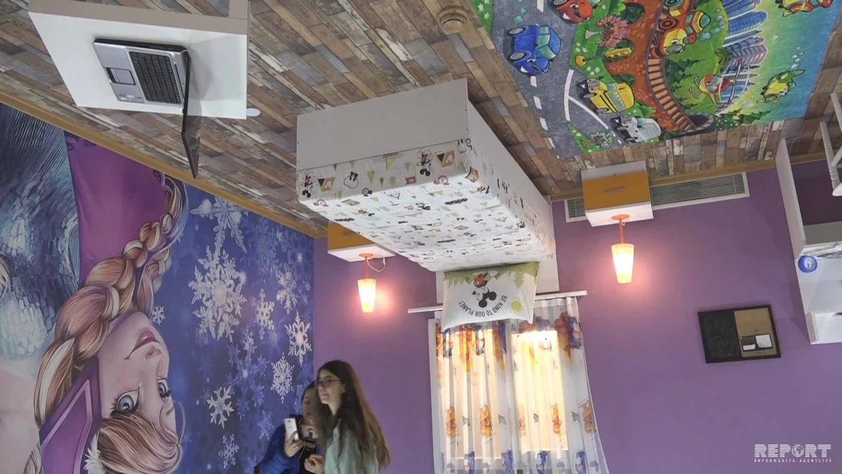 Qapalı məkanda yerləşən ən böyük tərs evdən - VİDEOREPORTAJ