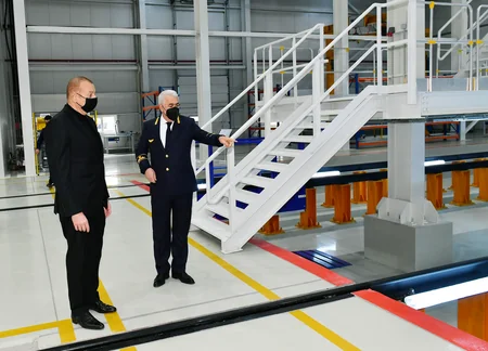 “Azərbaycan Dəmir Yolları” QSC-nin Gəncə lokomotiv deposu istismara verilib