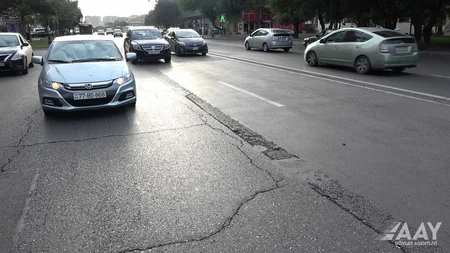Bakının Fətəli xan Xoyski prospektində təmir yekunlaşıb