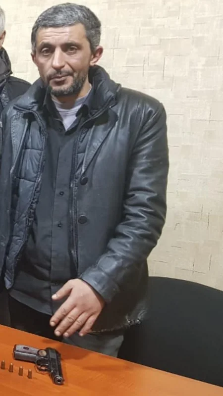 Bakıda 5 dəfə məhkum olunan şəxsdən tapança aşkarlanıb - VİDEO - YENİLƏNİB
