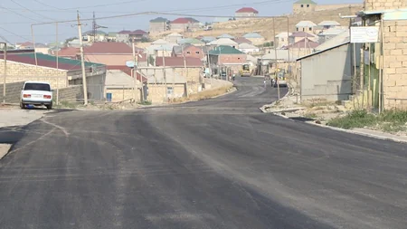 Abşeron rayonunda iki küçə əsaslı şəkildə təmir olunub