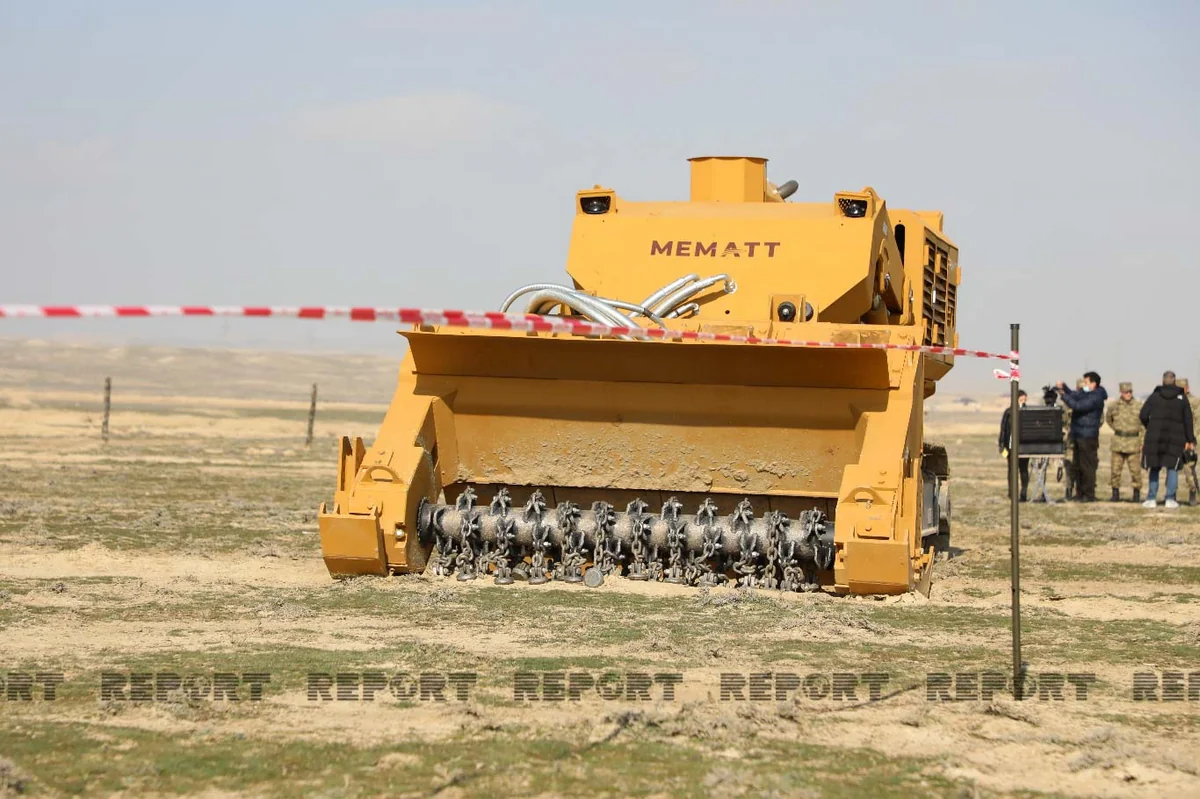 Turkish Interior Ministry: Demining machines we sent to Azerbaijan have been successfully tested