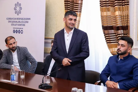 Ramin Məmmədov yeni təyinat alan din xadimləri ilə görüşüb