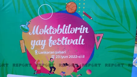Lənkəran məktəblilərinin yay festivalı keçirilib