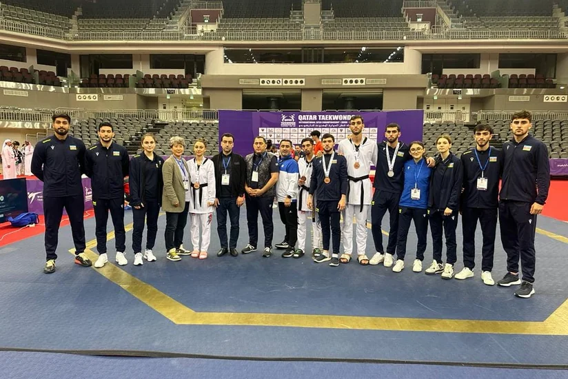 Azərbaycan taekvondoçuları Qətər açıq çempionatında 5 medal qazanıblar