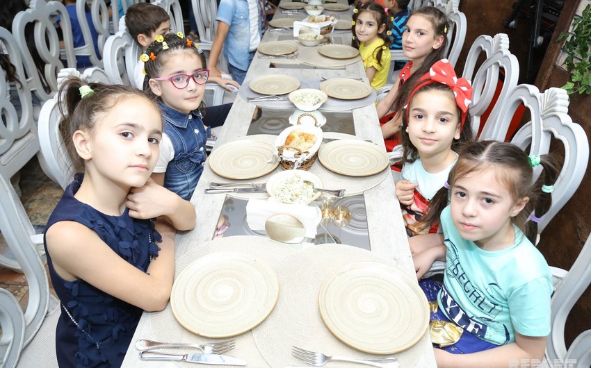 Bakıda valideyn himayəsindən məhrum olunmuş uşaqlar üçün şənlik keçirilib