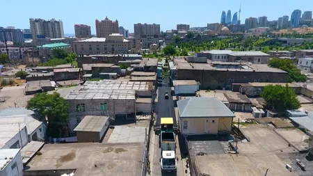 AAYDA: Yasamal rayonu üzrə 2 küçə təmir edilib