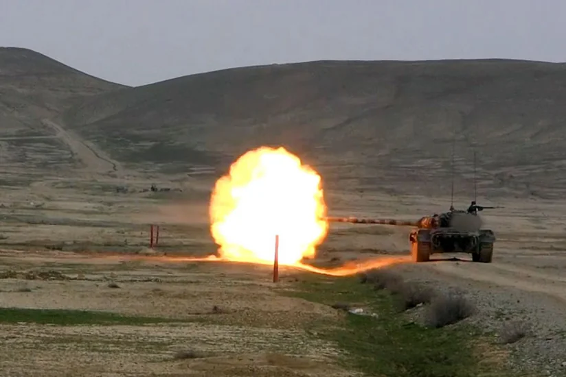 Azərbaycan Ordusunun tank bölmələrinin döyüş hazırlığı artırılır