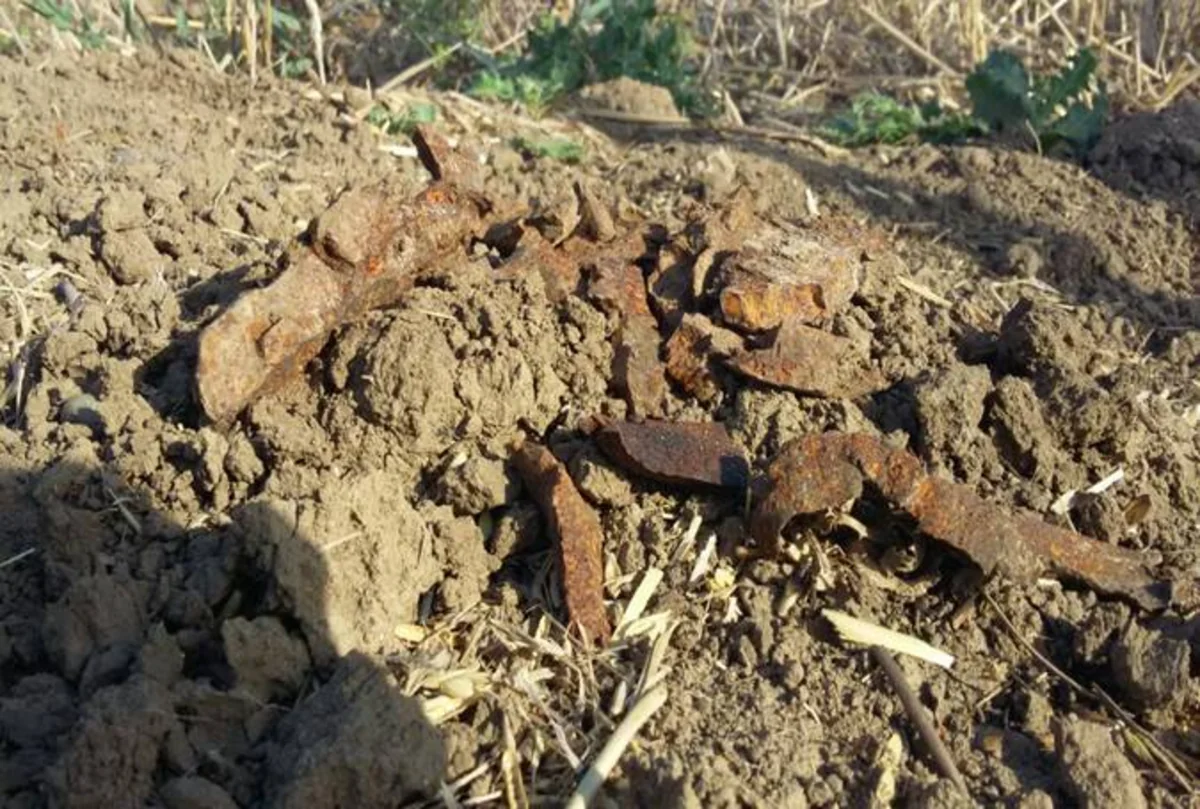 ​Ağdamda partlamış top mərmilərinin qalıqları aşkarlanıb