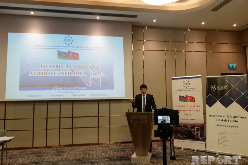 Diasporla İş üzrə Dövlət Komitəsinin sədri Türkiyədə yaşayan azərbaycanlılarla görüşüb - FOTO