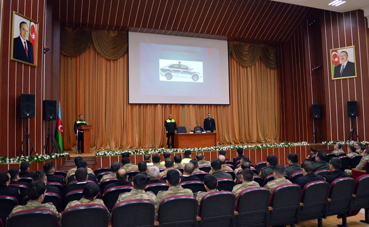 Training-methodological sessions held with the personnel of Azerbaijani military traffic police