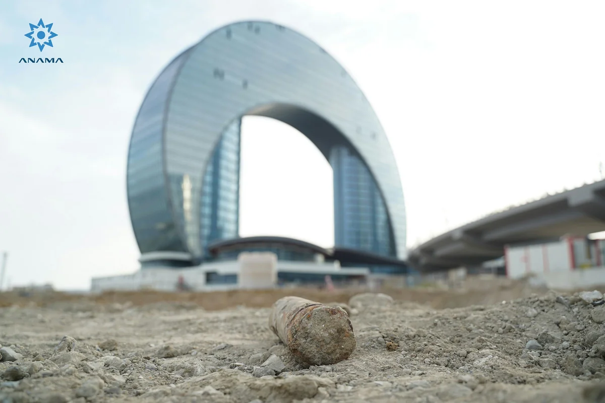 Bakıda top mərmisi tapılıb