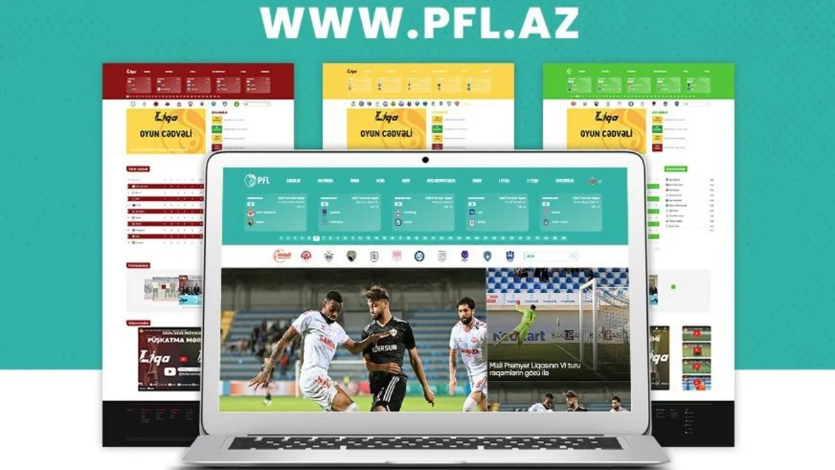 Peşəkar Futbol Liqasının yeni saytı istifadəyə verilib