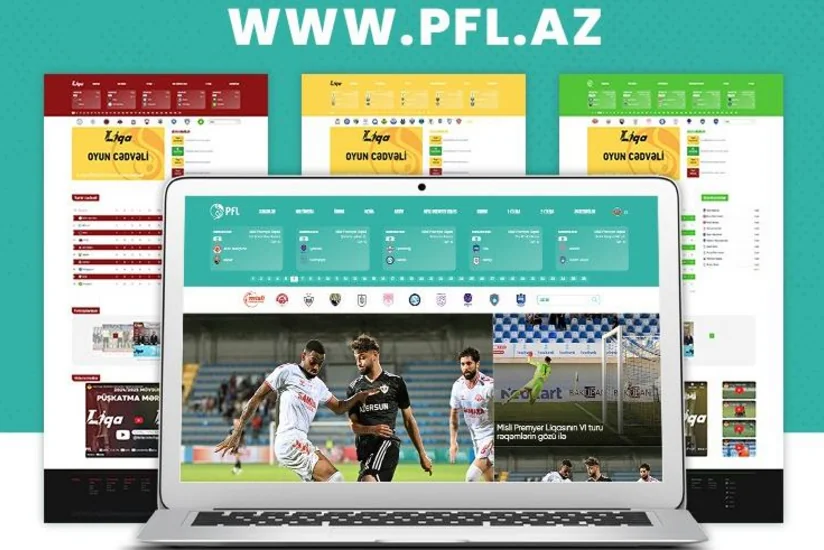 Peşəkar Futbol Liqasının yeni saytı istifadəyə verilib