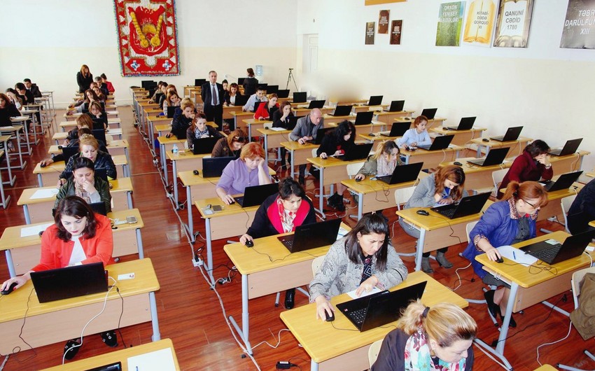 Bakı Şəhəri üzrə Təhsil İdarəsinə işə qəbul imtahanları keçirilib